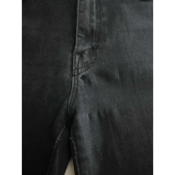 Mother High Waisted Looker Jeans in Blackbird Sz 27 Stretchy Skinny Ankle *Flaw - Picture 7 of 12